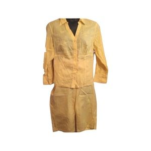 Lane Bryant Yellow Top & Capris